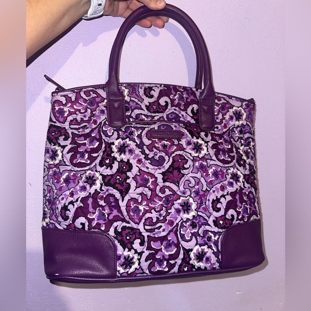 Vera Bradley Purple Floral lunch bag
